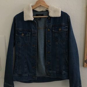 Denim Sherpa Jacket